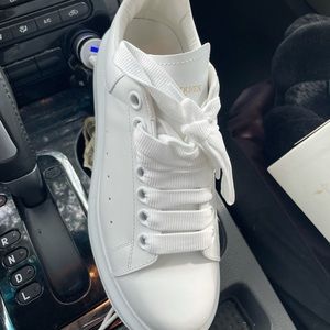 Brand new Alexandra McQueens all white I payed 618